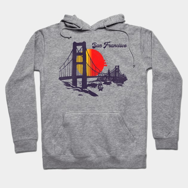 San Francisco 70s Style Tourist Souvenir Hoodie by darklordpug